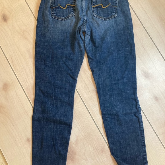 7 For All Mankind Ankle Skinny Jeans | Size 26 Medium Wash Stretch Denim - Picture 3 of 8
